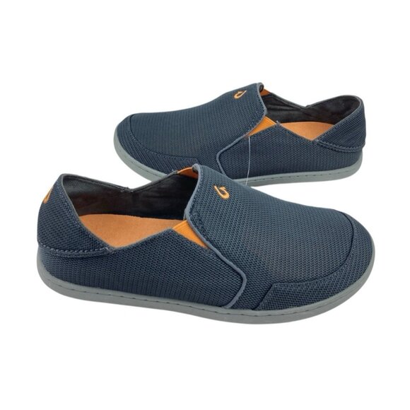 *New OluKai Nohea Mesh Shoes Mens Sz 10 Gray Slip On Casual Comfort Shoe Loafer main image 10